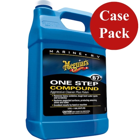 Meguiars Meguiar, s Marine One-Step Compound - 1 Gallon *Case of 4* M6701CASE
